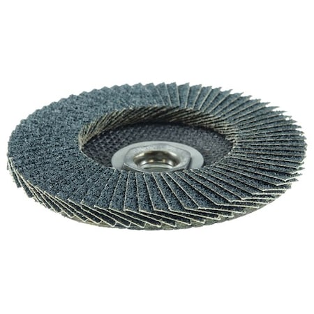 Weiler 5" Tiger Paw Abrasive Flap Disc, Flat (TY27), 36Z, 5/8"-11 UNC 51155